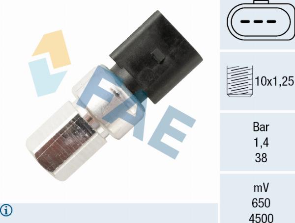 FAE 15805 - Пневматичний вимикач, кондиціонер autozip.com.ua