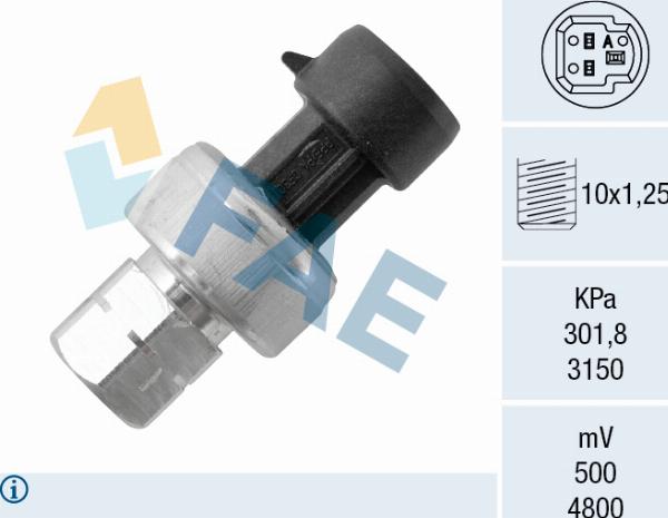 FAE 15800 - Пневматичний вимикач, кондиціонер autozip.com.ua