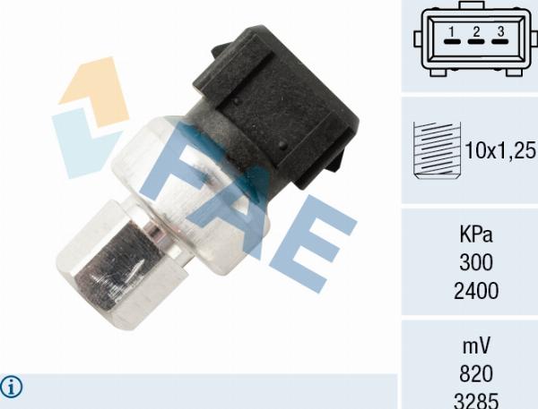 FAE 15808 - Пневматичний вимикач, кондиціонер autozip.com.ua