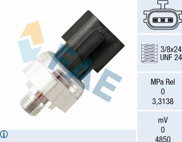 FAE 15816 - Пневматичний вимикач, кондиціонер autozip.com.ua