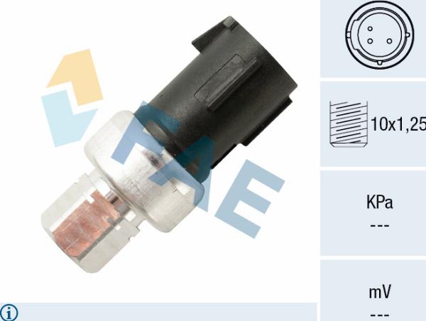 FAE 15813 - Пневматичний вимикач, кондиціонер autozip.com.ua