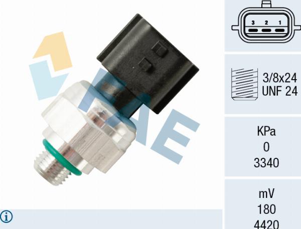 FAE 15817 - Пневматичний вимикач, кондиціонер autozip.com.ua