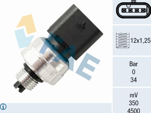 FAE 15824 - Пневматичний вимикач, кондиціонер autozip.com.ua