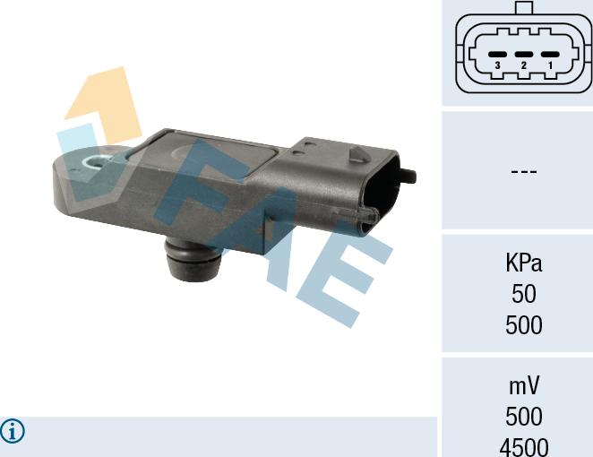 FAE 15276 - Датчик, тиск наддуву autozip.com.ua