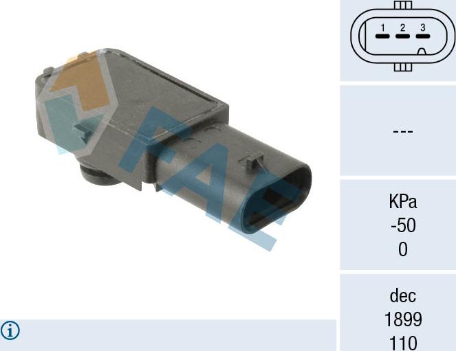 FAE 15273 - Датчик тиску, підсилювач гальмівної системи autozip.com.ua