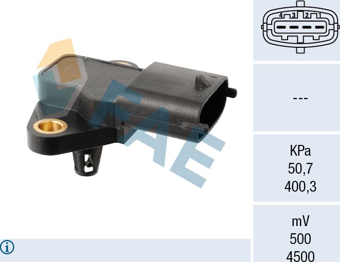 FAE 15277 - Датчик, тиск наддуву autozip.com.ua
