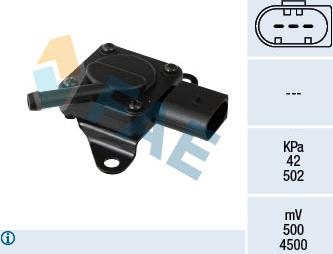 FAE 16145 - Датчик, тиск вихлопних газів autozip.com.ua