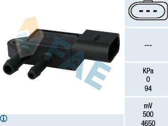 FAE 16103 - Датчик, тиск вихлопних газів autozip.com.ua