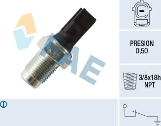 FAE 12615 - Датчик, тиск масла autozip.com.ua