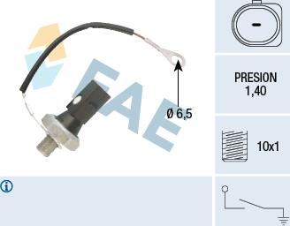 FAE 12896 - Датчик, тиск масла autozip.com.ua