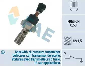 FAE 12290 - Датчик, тиск масла autozip.com.ua