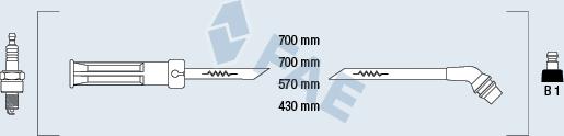 FAE 85995 - Комплект проводів запалювання autozip.com.ua