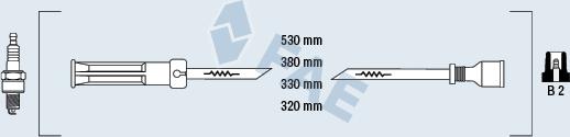 FAE 85996 - Комплект проводів запалювання autozip.com.ua