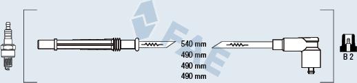 FAE 85988 - Комплект проводів запалювання autozip.com.ua