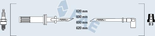 FAE 85620 - Комплект проводів запалювання autozip.com.ua