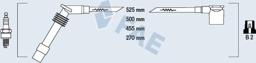 FAE 85084 - Комплект проводів запалювання autozip.com.ua