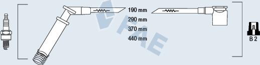 FAE 85100 - Комплект проводів запалювання autozip.com.ua