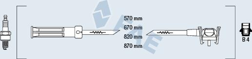 FAE 85110 - Комплект проводів запалювання autozip.com.ua