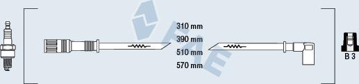 FAE 85280 - Комплект проводів запалювання autozip.com.ua