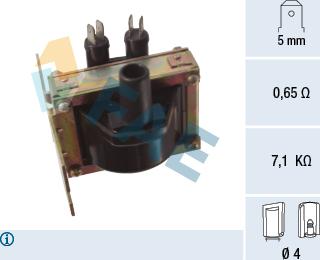 FAE 80430 - Котушка запалювання autozip.com.ua