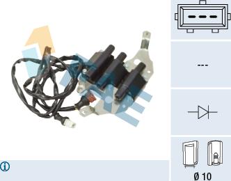 FAE 80428 - Котушка запалювання autozip.com.ua