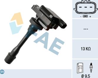 FAE 80346 - Котушка запалювання autozip.com.ua