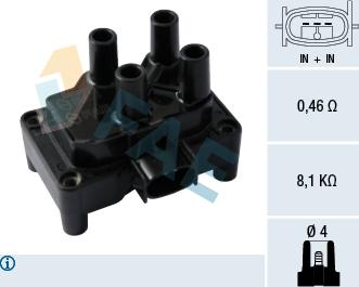 FAE 80285 - Котушка запалювання autozip.com.ua