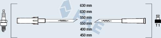 FAE 83986 - Комплект проводів запалювання autozip.com.ua