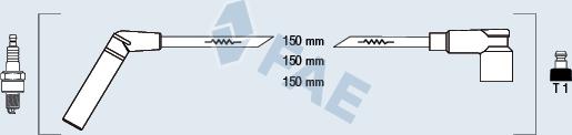 FAE 83565 - Комплект проводів запалювання autozip.com.ua