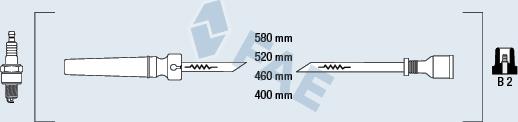 FAE 83563 - Комплект проводів запалювання autozip.com.ua