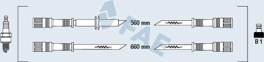 FAE 83300 - Комплект проводів запалювання autozip.com.ua