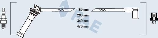 FAE 83263 - Комплект проводів запалювання autozip.com.ua