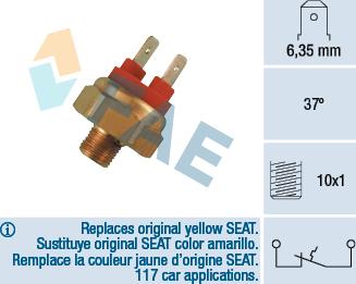 FAE 35420 - Термовимикач, Авт. устр.для збагачення горючої суміші autozip.com.ua