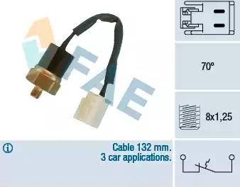 FAE 35850 - Датчик, температура охолоджуючої рідини autozip.com.ua