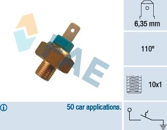 FAE 35340 - Датчик, температура охолоджуючої рідини autozip.com.ua