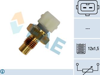 FAE 33420 - Датчик, температура охолоджуючої рідини autozip.com.ua