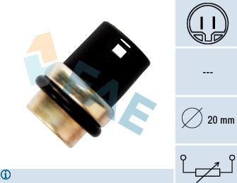 FAE 33610 - Датчик, температура охолоджуючої рідини autozip.com.ua