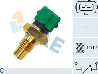 FAE 33070 - Датчик, температура охолоджуючої рідини autozip.com.ua