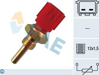 FAE 33110 - Датчик, температура охолоджуючої рідини autozip.com.ua