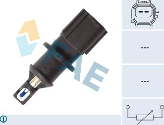 FAE 33179 - Датчик, температура впускається autozip.com.ua