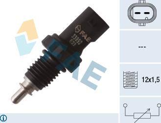 FAE 33892 - Датчик, температура охолоджуючої рідини autozip.com.ua