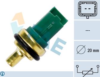 FAE 33706 - Датчик, температура охолоджуючої рідини autozip.com.ua