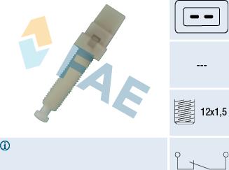 FAE 24320 - Вимикач ліхтаря сигналу гальмування autozip.com.ua
