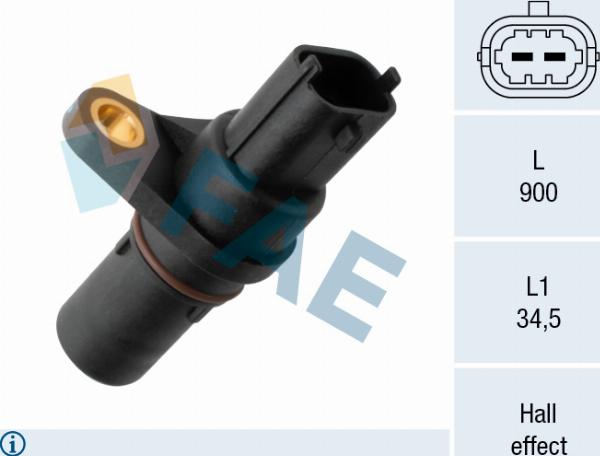 FAE 79493 - Датчик імпульсів, колінчастий вал autozip.com.ua