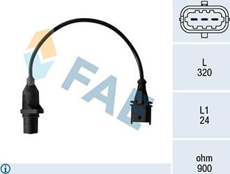 FAE 79484 - Датчик імпульсів, колінчастий вал autozip.com.ua