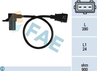 FAE 79053 - Датчик імпульсів, колінчастий вал autozip.com.ua