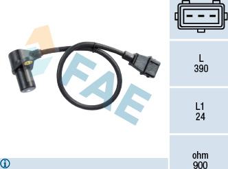 FAE 79052 - Датчик імпульсів, колінчастий вал autozip.com.ua