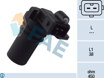 FAE 79162 - Датчик імпульсів, колінчастий вал autozip.com.ua