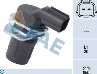 FAE 79181 - Датчик частоти обертання, автоматична коробка передач autozip.com.ua