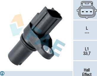 FAE 79300 - Датчик імпульсів, колінчастий вал autozip.com.ua
